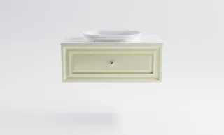 Тумба с раковиной Astra-Form Шарм 4631177713477 90 см бежевый матовый